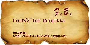 Felföldi Brigitta névjegykártya